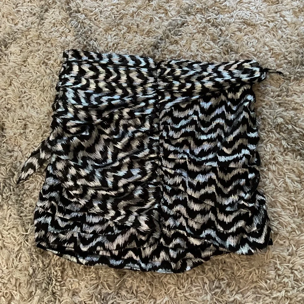 Zara metallic silver